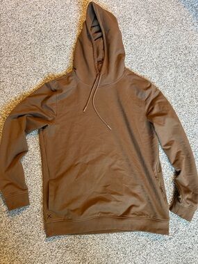 Men's Brown Cuts brand pullover hoodie